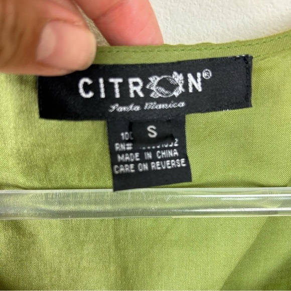 Citron Santa Monica Ramie Green tank size: S - Picture 7 of 9
